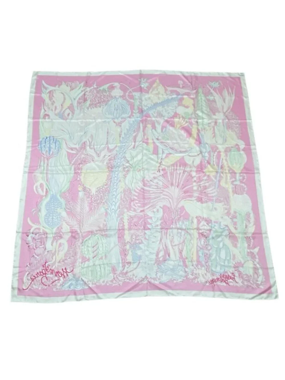 ★SOLD★ Hermes Carre 140 Imaginary Botanical Silk Scarf Shawl - Picture 3 of 6